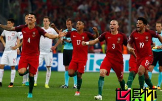 2016年7月1号欧洲杯葡萄牙点球大战6-4淘汰波兰晋级半决赛