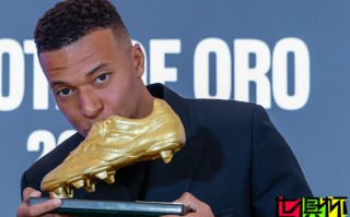 姆巴佩 领取2024/25赛季 欧洲金靴奖