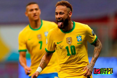 美洲杯�：巴西3-0轻取委内瑞拉取得开门红
，内马尔点球破门