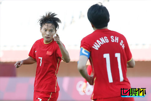 奥运会�：中国女足4比4战平赞比亚女足�，王霜大四喜已经尽力了