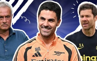世界足坛主帅年薪TOP10曝光！阿尔特塔高居第3，穆里尼奥仅排第6